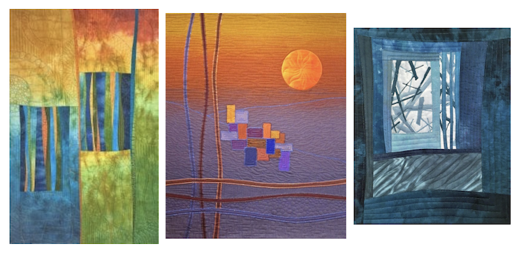 Three simple but bright quilts