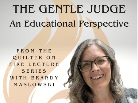 photo of bandy with the title the gentle judge