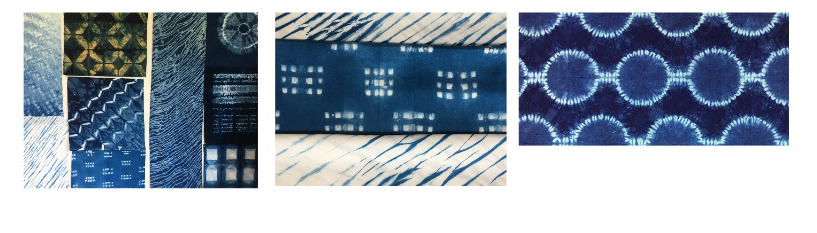 Sandy Shelenberger's example of Shibori 2 ways