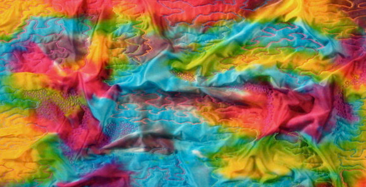 Roxane Lessa - Sculptured Silk example with bright hues