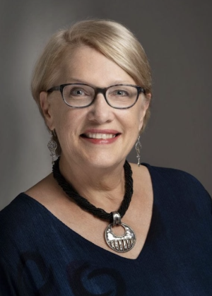 photo of Rachel Derstine wearing a large necklace